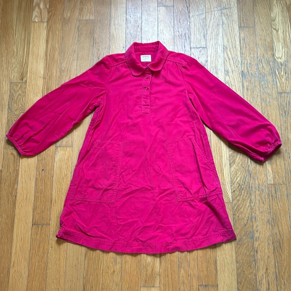 Corduroy Puff Sleeve Dress